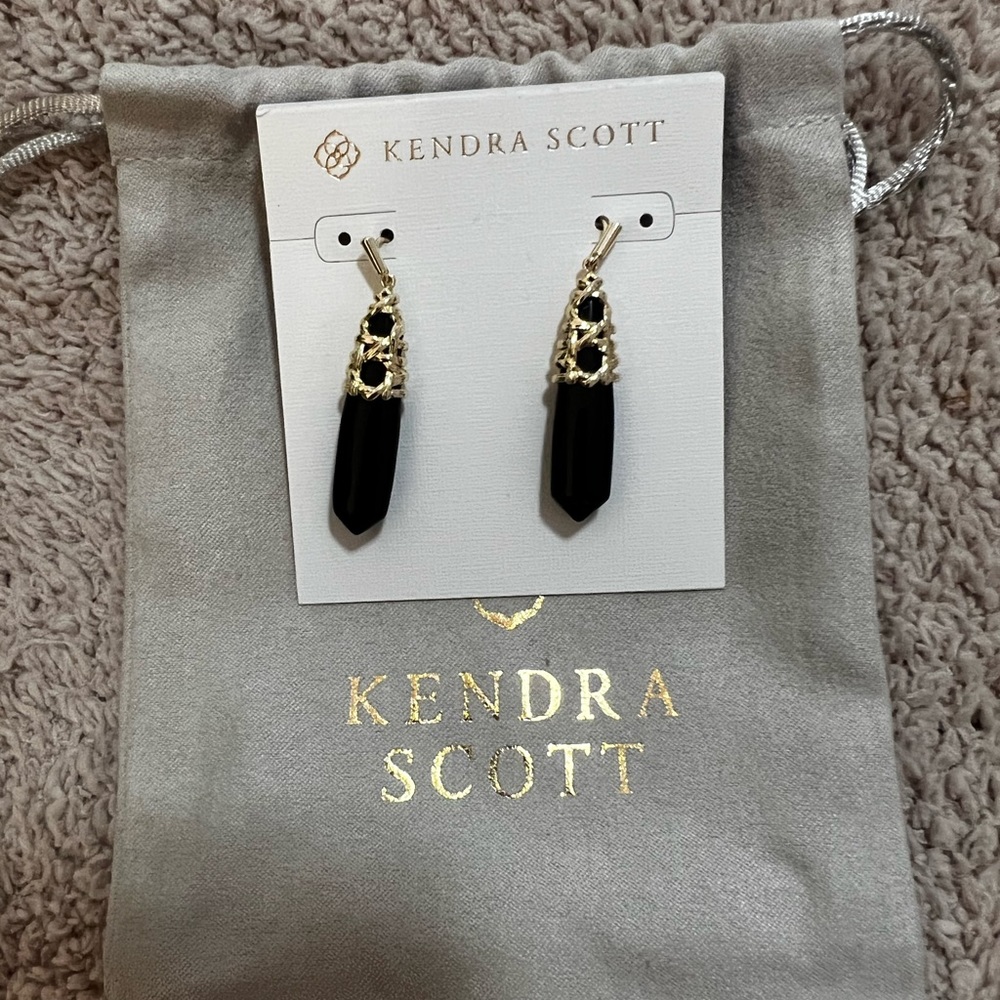 Black Kendra Scott Earrings